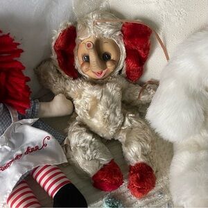 The Rushton Company Rare Elephant Baby Doll Stuffed Animal Collectible